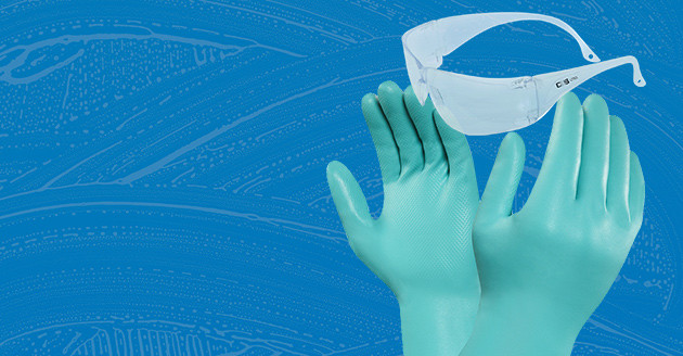 Rukavice a ochranné pomůcky