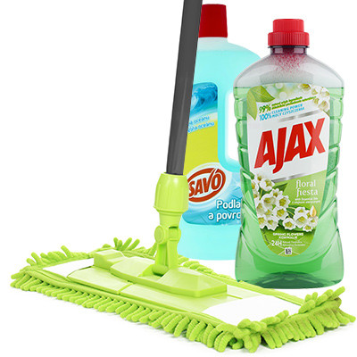 Přípravky na mytí podlah a univerzální čističe